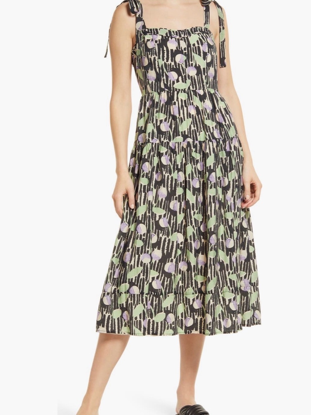 Moon River Abstract Sun Dress